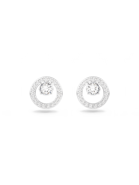 Swarovski - Clous d'oreilles Creativity, Métal rhodié - Ref 5201707