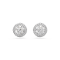 Swarovski - Clous d'oreilles Constella, Métal rhodié - Ref 5636269