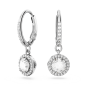 Swarovski - Pendants d'oreilles Constella, Métal rhodié - Ref 5636270