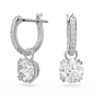 Swarovski - Pendants d'oreilles Constella, Métal rhodié - Ref 5636717