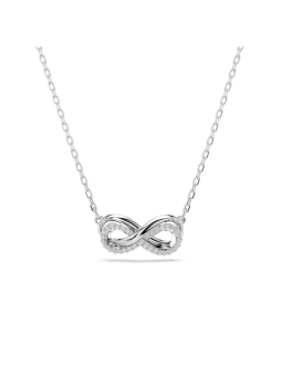 Swarovski - Collier et Pendentif Hyperbola Infini, Métal rhodié - Ref 5687265