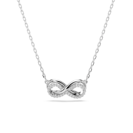 Swarovski - Collier et Pendentif Hyperbola Infini, Métal rhodié - Ref 5687265
