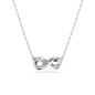 Swarovski - Collier et Pendentif Hyperbola Infini, Métal rhodié - Ref 5687265