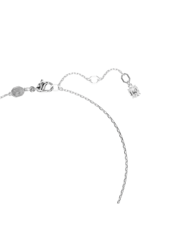 Swarovski - Collier et Pendentif Hyperbola, Coeur Blanc, Métal rhodié - Ref 5684386
