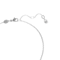 Swarovski - Collier et Pendentif Hyperbola, Coeur Blanc, Métal rhodié - Ref 5684386