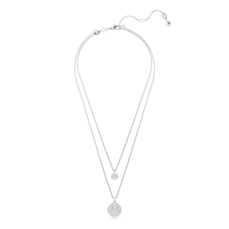 Swarovski - Collier et Pendentif multiple Meteora, Métal rhodié - Ref 5684244