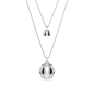 Swarovski - Collier et Pendentif multiple Meteora, Métal rhodié - Ref 5684244