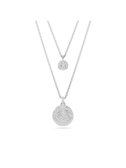 Swarovski - Collier et Pendentif multiple Meteora, Métal rhodié - Ref 5684244