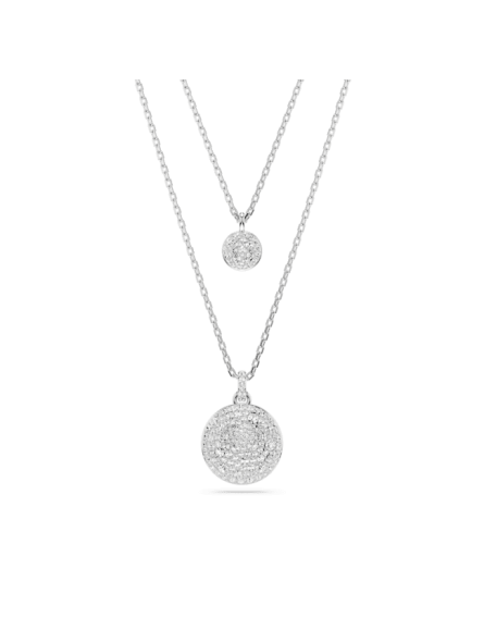 Swarovski - Collier et Pendentif multiple Meteora, Métal rhodié - Ref 5684244