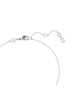Swarovski - Collier et Pendentif Hyperbola, Coeur Bleu, Métal rhodié - Ref 5680403