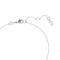Swarovski - Collier et Pendentif Hyperbola, Coeur Bleu, Métal rhodié - Ref 5680403