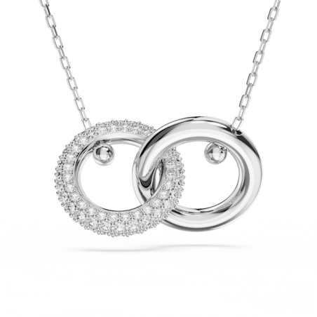 Swarovski - Collier et Pendentif Dextera, Métal rhodié - Ref 5670251