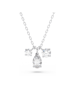 Swarovski - Collier et Pendentif Attract, Métal rhodié - Ref 5571077