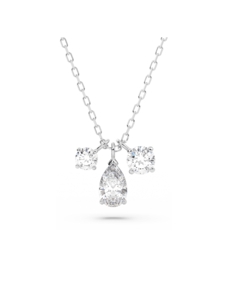 Swarovski - Collier et Pendentif Attract, Métal rhodié - Ref 5571077