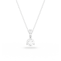 Swarovski - Collier et Pendentif Solitaire, Métal rhodié - Ref 5472635