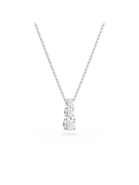 Swarovski - Collier et Pendentif Attract Trilogy, Métal rhodié - Ref 5414970