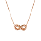 Swarovski - Collier et Pendentif Hyperbola Infini, Blanc, doré rose - Ref 5684084