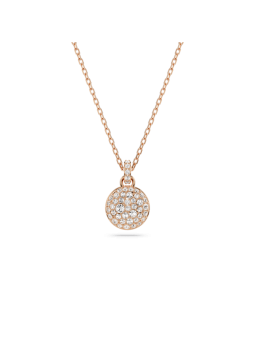 Swarovski - Collier et Pendentif Meteora, Blanc, doré rose - Ref 5683450
