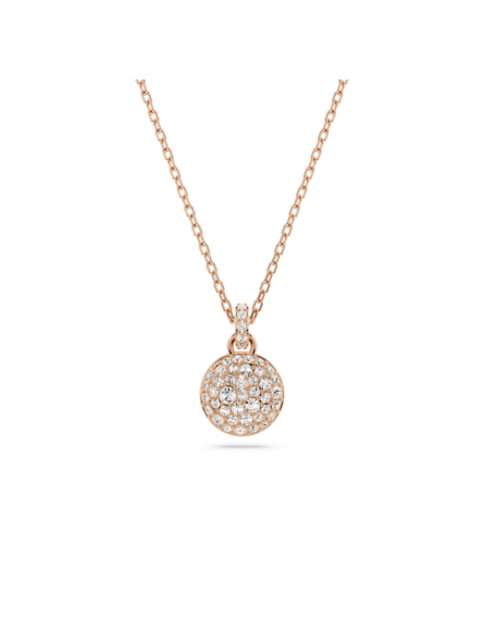Swarovski - Collier et Pendentif Meteora, Blanc, doré rose - Ref 5683450