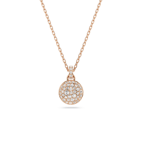 Swarovski - Collier et Pendentif Meteora, Blanc, doré rose - Ref 5683450
