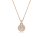 Swarovski - Collier et Pendentif Meteora, Blanc, doré rose - Ref 5683450