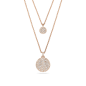 Swarovski - Collier et Pendentif multiple Meteora, doré rose - Ref 5683449