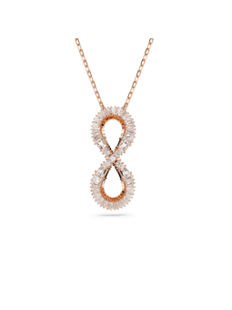 Swarovski - Collier et Pendentif Hyperbola Infini, doré rose - Ref 5677623