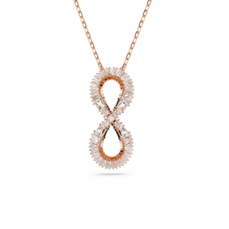 Swarovski - Collier et Pendentif Hyperbola Infini, doré rose - Ref 5677623
