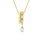 Swarovski - Collier et Pendentif Dextera, doré - Ref 5663333