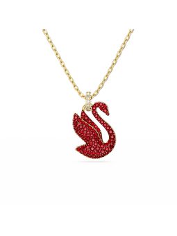 Swarovski - Collier et Pendentif Swarovski Iconic Swan Cygne, Medium, doré - Ref 5647871