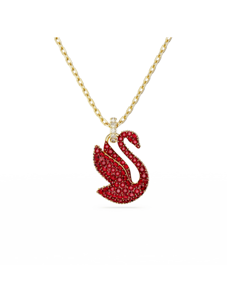 Swarovski - Collier et Pendentif Swarovski Iconic Swan Cygne, Medium, doré - Ref 5647871