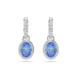 Swarovski - Pendants d'oreilles Constella, Métal rhodié - Ref 5671817