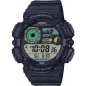 Casio - Montre Homme Timeless - Bracelet Résine Noir - Affichage digital - Ref WS-1500H-1AVEF
