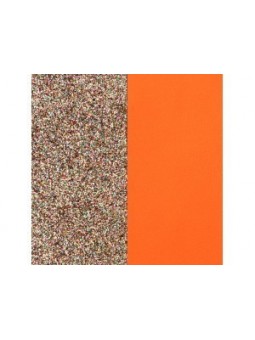 Cuir Manchettes Les Georgettes 8mm Paillettes Orange - 703215299DM000