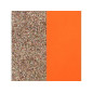 Cuir Manchettes Les Georgettes 8mm Paillettes Orange - 703215299DM000