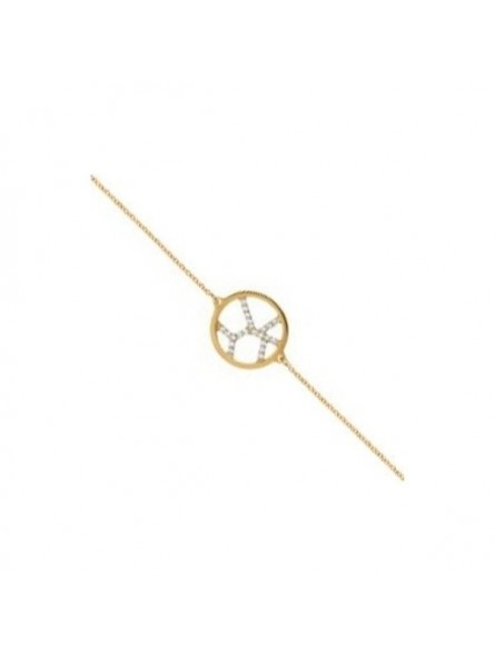 Bracelet Les Georgettes Les Précieuses Girafe 70334911908_190 70334911908_190 - Marque Les Georgettes  Laiton - Couleur Jaune -