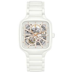 Montre Homme Rado Truesquare cadran Squelette blanc - Réf. R27073012