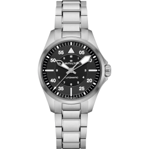 Montre Homme Hamilton Khaki Pilot A36 cadran noir - Réf. H76215130