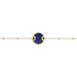 Les Georgettes - Bracelet chaîne Nomade, Lapis Lazuli - M, taille 190