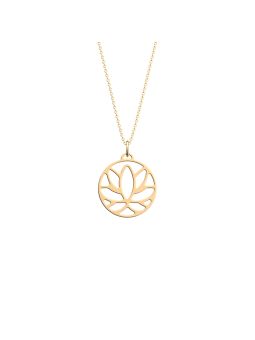 Les Georgettes - Collier Lotus - diamètre 25 mm, taille 50