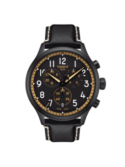 Montre Homme Tissot Chrono XL vintage bracelet Cuir T1166173605202