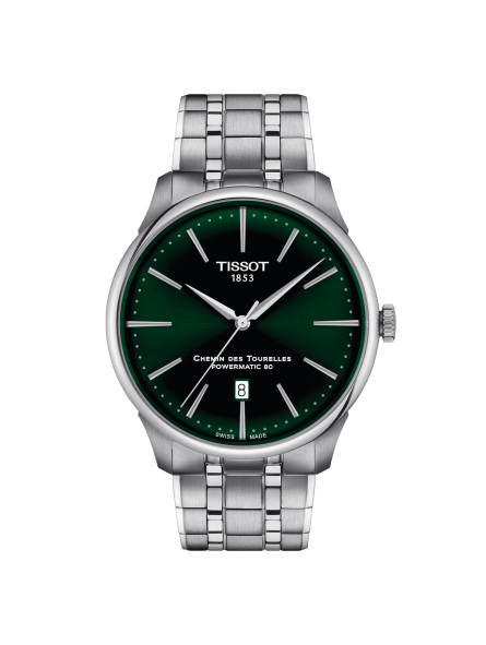 Montre Homme Tissot Chemin des Tourelles Powermatic 80 - T1394071109100 Montre Homme Tissot Chemin des Tourelles Powermatic 80 - T1394071109100