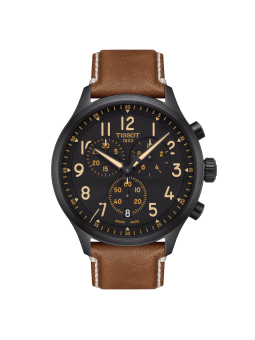 Montre Homme Tissot Chrono XL bracelet Cuir T1166173605203