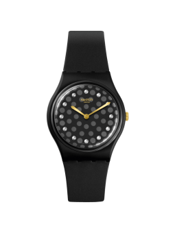 Montre Femme Swatch Sparkle Night bracelet Silicone SO31B102