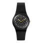 Montre Femme Swatch Sparkle Night bracelet Silicone SO31B102