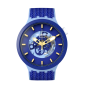 Montre Homme Swatch Bouncing Blue bracelet Silicone SB05N105