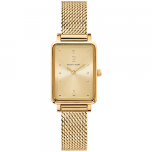 Pierre Lannier - Montre Femme - Ariane - bracelet Acier doré - Cadran rectangle jaune - Ref 057H542