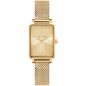 Pierre Lannier - Montre Femme - Ariane - bracelet Acier doré - Cadran rectangle jaune - Ref 057H542