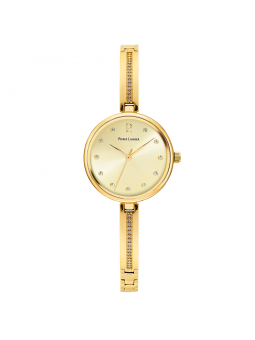 Pierre Lannier - Montre Femme Leia Cadran Doré Bracelet Acier Doré - Ref 059G542