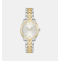 Lacoste - Montre Tuilerie Femme - Boitier Acier Argenté - Bracelet Acier PVD Bicolore - Ref 2001302